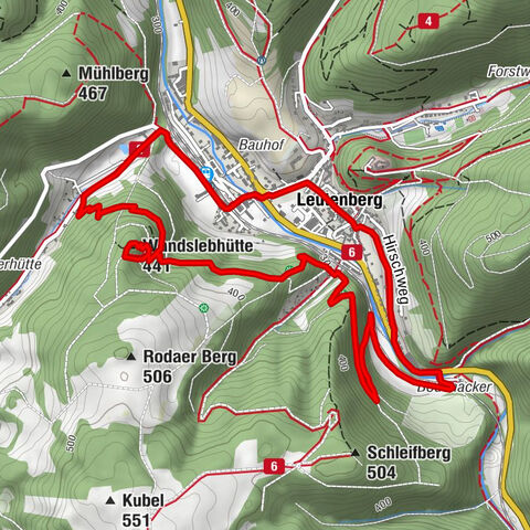 Sentiero della foresta ancestrale di Leutenberg - Thüringer Urwaldpfade